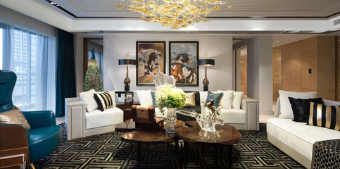 華銀&middot;天鵝湖4室2廳2衛220㎡現代_設計作品_焦點家居_設計效果圖_家庭裝修設計