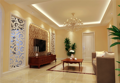 簡歐風格裝修案例 北京100平米二居室就要這樣美