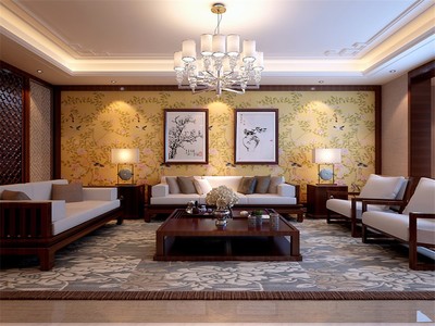 暖山西安128平新中式風格