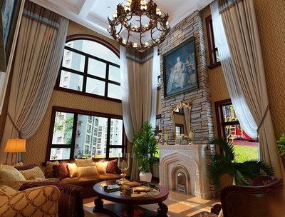 永定河孔雀城劍橋郡-美式風格-235平米五居室裝修圖片-北京裝修設計-搜房網裝修家居網