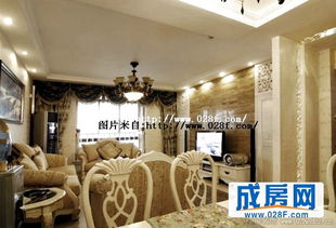 成都雙龍灣歐式田園風(fēng)格大戶型豪華裝修案例