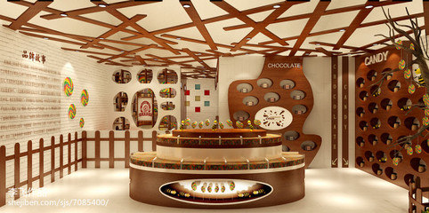 北京Candy糖果店鋪-裝修設(shè)計效果圖-李飛設(shè)計師作品-設(shè)計本