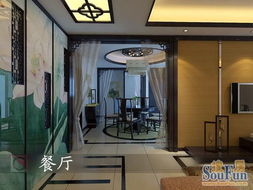 中式古典三居室120平米15萬 海軍大院裝修案例 北京房天下家居裝修網(wǎng)