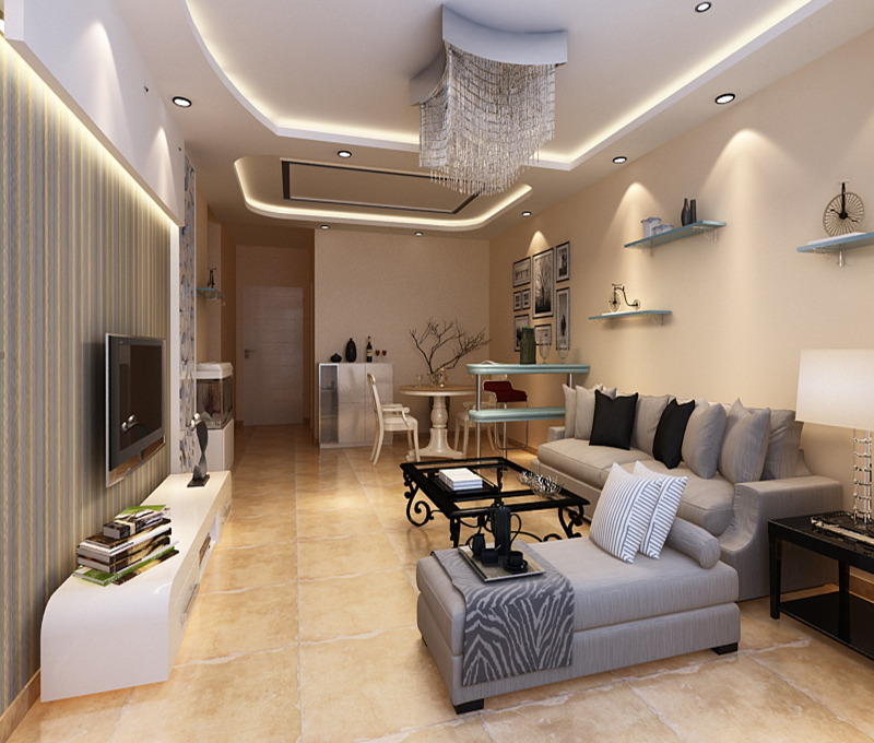 裝修僅需6萬 北京三套90平現(xiàn)代簡約風格裝修案例