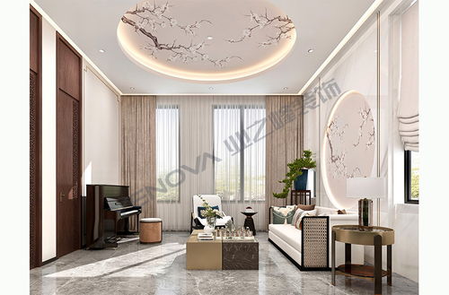 新中式風韻 中海九號公館556平米別墅裝修效果圖解析